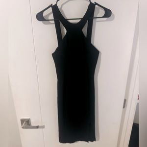 Fitted black dress